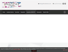 Tablet Screenshot of graficaslaeliana.com